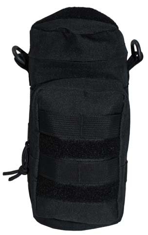 Tasche, rund, MOLLE, schwarz