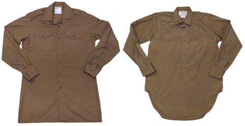 Brit. Feldhemd, khaki,