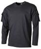 Product image 1 of the product “US Shirt, long-sleeved, black, with sleeve pockets ”