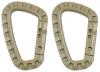Artikelbild 1 des Artikels “Karabiner, Plastik, coyote tan D 7 mm x 8,5 cm, 2er Pack “