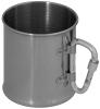 Image 1 de l'article tasse, inox, mousqueton, 220 ml 