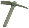 Image 1 de l'article US Pioche, métallique, olive, avec manche en bois et housse 