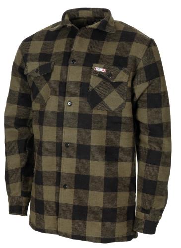 Artikelbild des Artikels “Holzfällerhemd, oliv-schwarz, kariert “