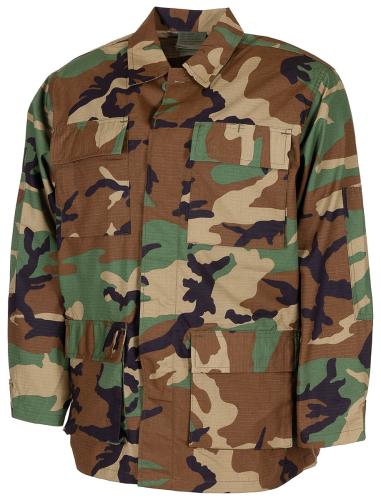 Image de l'article US BDU Veste , Rip Stop, woodland 