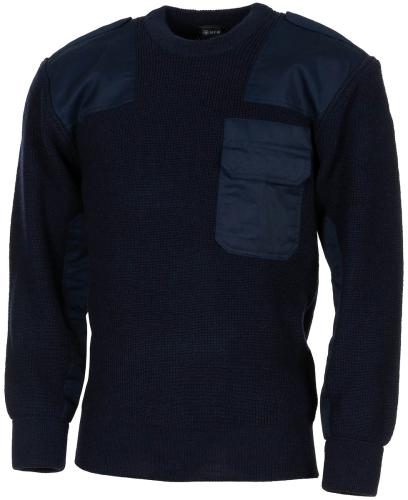 Artikelbild des Artikels “BW Pullover, mit Brusttasche, blau “