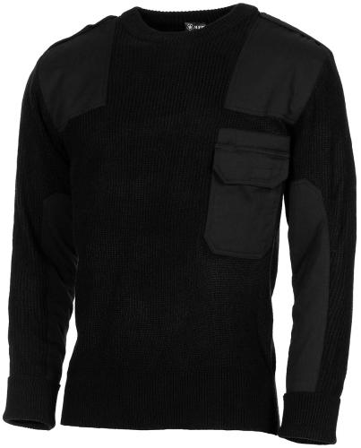 Artikelbild des Artikels “BW Pullover, mit Brusttasche, schwarz “