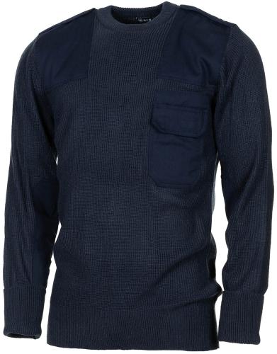 Artikelbild des Artikels “BW Pullover, mit Brusttasche, blau “