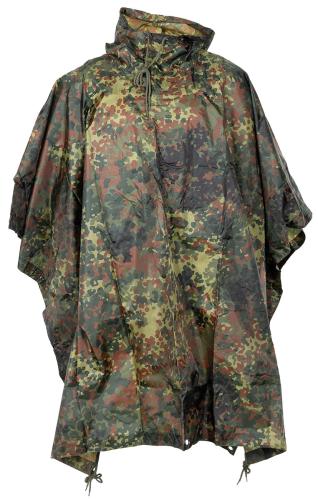 Artikelbild des Artikels “Poncho, Rip Stop, flecktarn, ca. 144 x 223 cm “