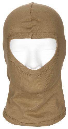 Artikelbild des Artikels “Balaclava, 1-Loch, dünn, coyote tan, 100 % Baumwolle “