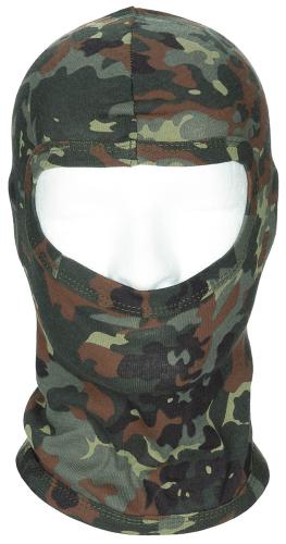 Artikelbild des Artikels “Balaclava, 1-Loch, dünn, flecktarn, 100 % Baumwolle “