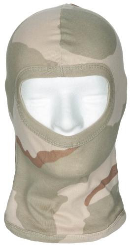 Artikelbild des Artikels “Balaclava, 1-Loch, dünn, 3 Fb. desert, 100 % Baumwolle “
