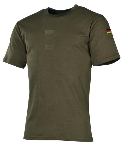 Artikelbild des Artikels “BW Tropenunterhemd, oliv, Klett, Nationalitätsabzeichen “