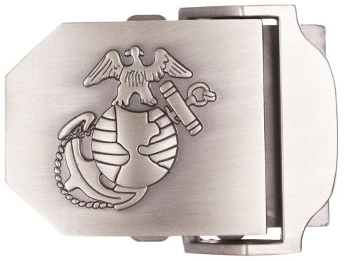 Artikelbild des Artikels “USMC Gürtelschloss, silber, Metall, ca. 4 cm “