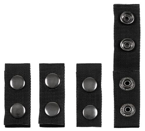 Artikelbild des Artikels “Gürtelhalter, Nylon, 4 Stk., schwarz, mit 2 Druckknöpfen “