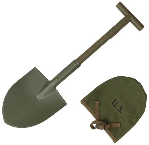 Artikelbild des Artikels “US T-Spaten, M10, oliv, mit Canvashülle “