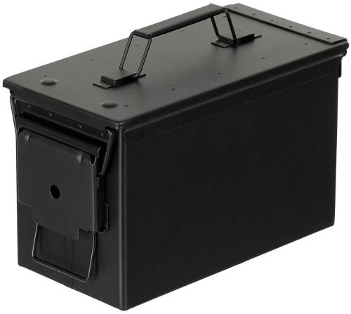 Artikelbild des Artikels “US Munitionskiste, Cal. 50 mm, M2A1, Metall, schwarz “