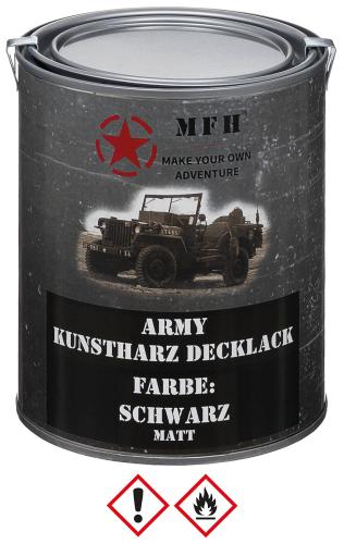 Artikelbild des Artikels “Army Lack, SCHWARZ, matt, Dose, 1 l “