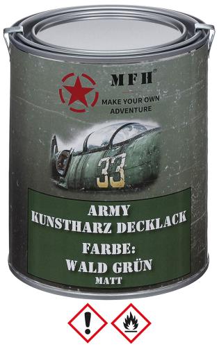 Artikelbild des Artikels “Army Lack, WALD GRÜN, matt, Dose, 1 l “