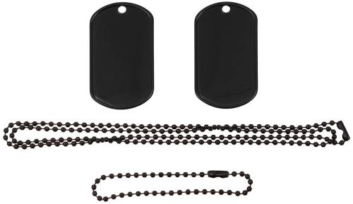 Artikelbild des Artikels “US Erkennungsmarken, mit Ketten, schwarz “
