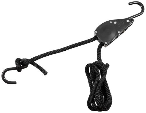 Artikelbild des Artikels “Spannseil, 11 mm, 2 Meter, mit Ratschensicherung, schwarz “