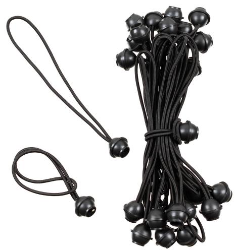 Artikelbild des Artikels “Spanngummi mit Kugel, schwarz, 25er Pack “