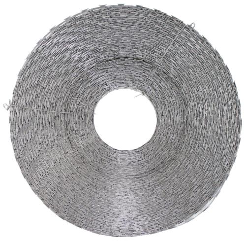 Artikelbild des Artikels “Band-Stacheldraht, Metall verzinkt, 120 m, Durchm. 30 cm “