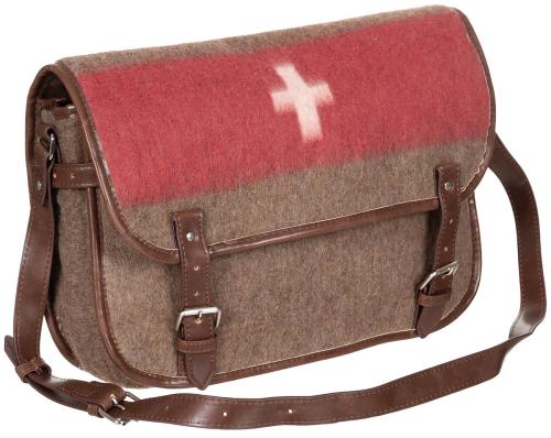 Artikelbild des Artikels “Schweiz. Umhängetasche, mit Kunstleder-Riemen “