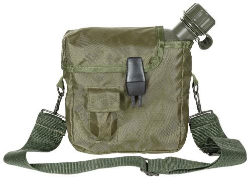 Artikelbild des Artikels “US Feldflasche, eckig, mit Hülle, oliv, 2 Qt “