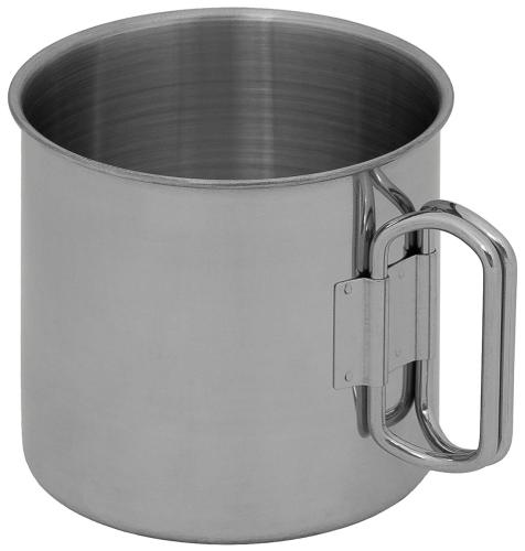 Artikelbild des Artikels “Tasse, Edelstahl, Klappgriffe, ca. 450 ml “