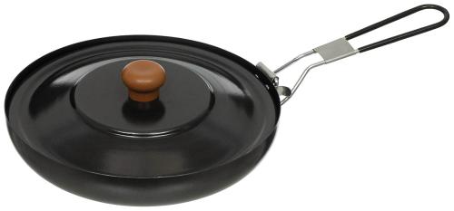 Artikelbild des Artikels “Bratpfanne, mit Klappstiel, Emaille Deckel “