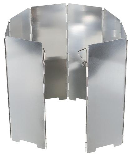 Artikelbild des Artikels “Windschutz, Alu, faltbar, groß, 67 x 24 cm, 8 Lamellen “