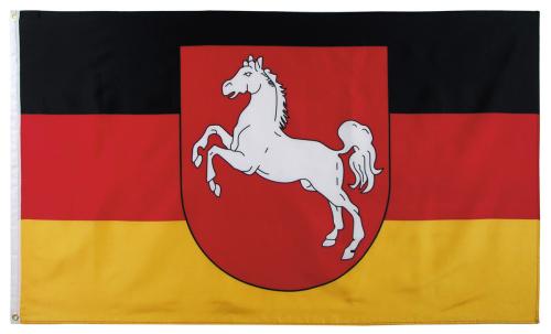 Artikelbild des Artikels “Fahne, Niedersachsen, Polyester, 90 x 150 cm “