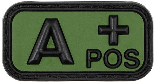 Artikelbild des Artikels “Klettabzeichen, schwarz-oliv, Blutgruppe 