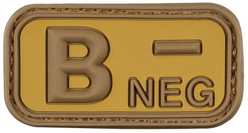 Artikelbild des Artikels “Klettabzeichen, braun-khaki, Blutgruppe 