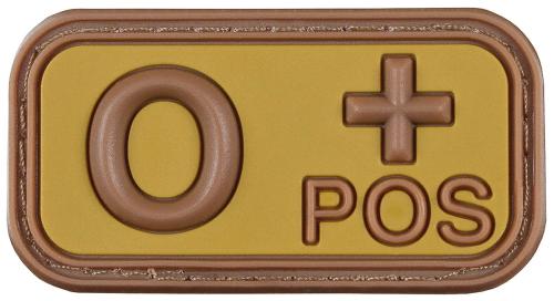 Artikelbild des Artikels “Klettabzeichen, braun-khaki, Blutgruppe 