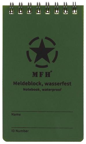 Artikelbild des Artikels “Meldeblock, wasserfest, klein, Spiralbindung, 7,5 x 13 cm “
