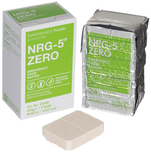 Artikelbild des Artikels “Notverpflegung, NRG-5, ZERO, 500 g (9 Riegel), 7% Mwst. “