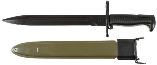 Artikelbild des Artikels “US Bajonett M1, schwarz, Kunststoffgriff, Scheide “