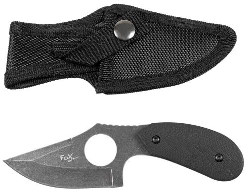 Artikelbild des Artikels “Messer, mit Fingerloch, G10-Griff, Scheide “