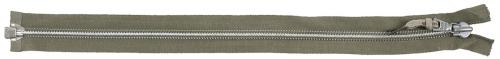 Artikelbild des Artikels “Reißverschluss, einweg, oliv, teilbar, Plastik, 45 cm “