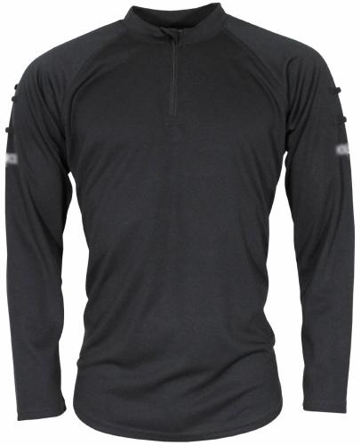 Artikelbild des Artikels “Brit. Funktions-Shirt,schwarz, langarm, Reißverschluss, gebr. “