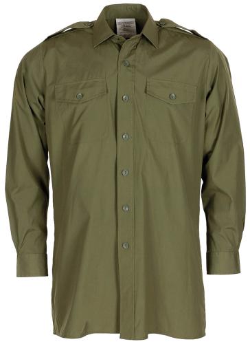 Image de l'article GB Chemise, olive, manches longues, comme neuf 