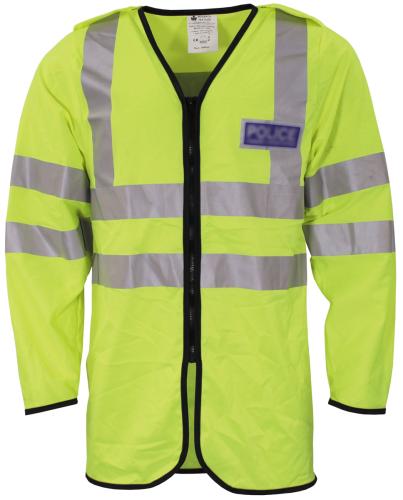 Artikelbild des Artikels “Brit. Signaljacke, gelb, mit Reflektor, gebr. “