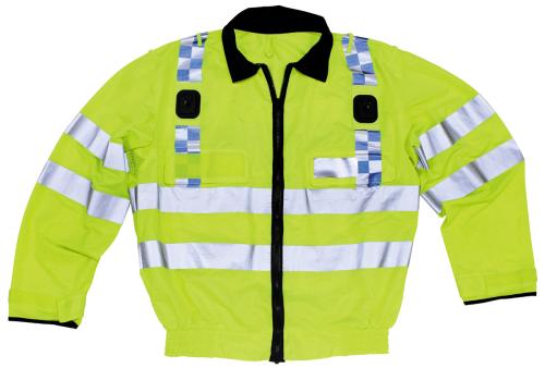 Artikelbild des Artikels “Brit. Signaljacke, gelb, mit Reflektor, gebr. “