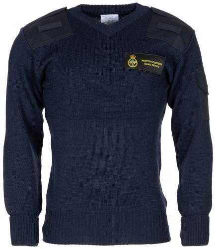 Artikelbild des Artikels “Brit. Pullover, blau, V-Ausschnitt, neuw. “