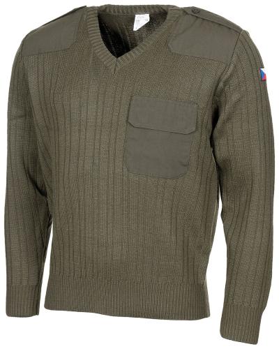 Artikelbild des Artikels “CZ Pullover, M 97, oliv, V-Ausschnitt, neuw. “