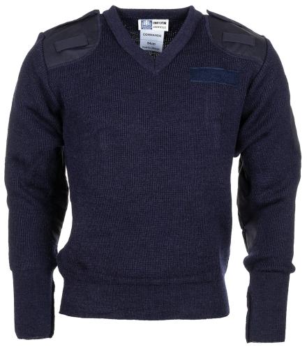 Artikelbild des Artikels “Brit. Pullover, blau, Polizei, V-Ausschnitt, gebr. “