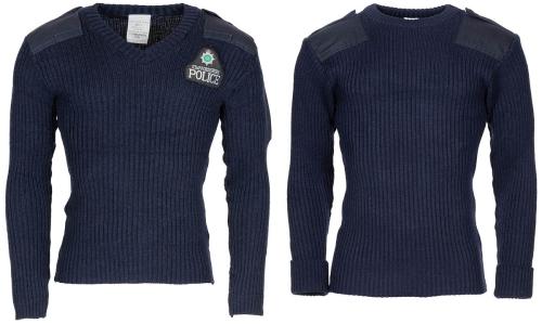 Artikelbild des Artikels “Brit. Kommando Pullover, Wolle, blau, gebr. “