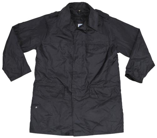 Artikelbild des Artikels “Brit. Regenjacke, schwarz, gefüttert, gebr. “