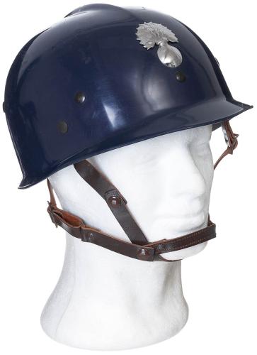 Artikelbild des Artikels “Belg. Polizeihelm, blau, gebr. “